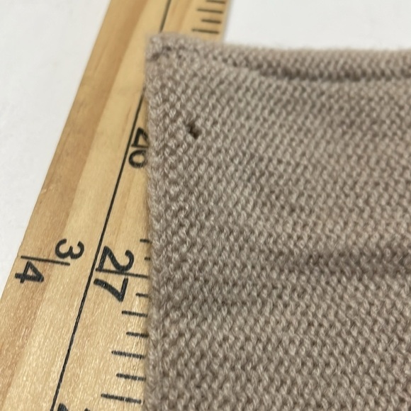 Vince 100% Cashmere Neutrals Colorblock Ombré Lightweight Sweater Blush Ivory S - Picture 11 of 11